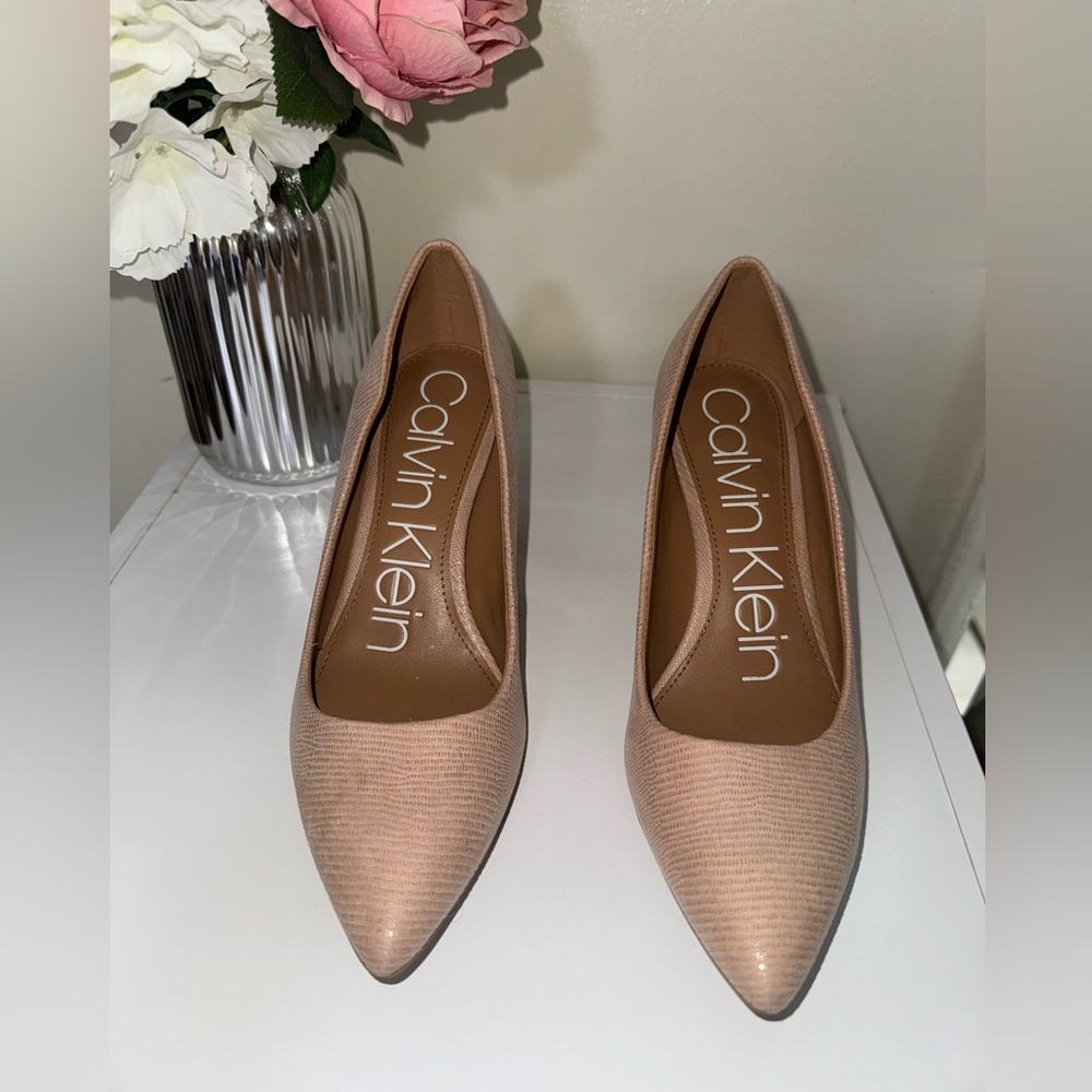 Calvin Klein Pink Heels Elegant Design